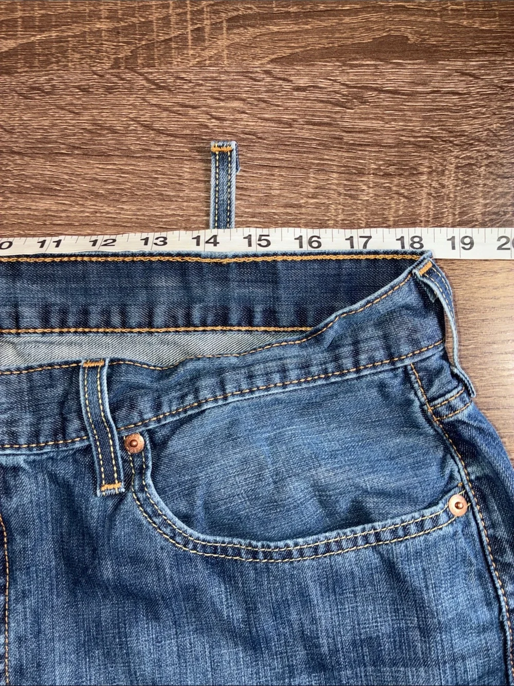 Levi’s 38x32 Used Men's Blue Denim 527 Jeans